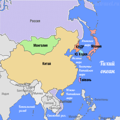 Main east asia