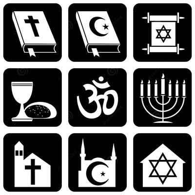 Main religious symbols 13519829