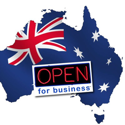 Main australia open for business