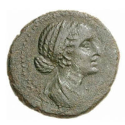 Main cleopatra vii on coins